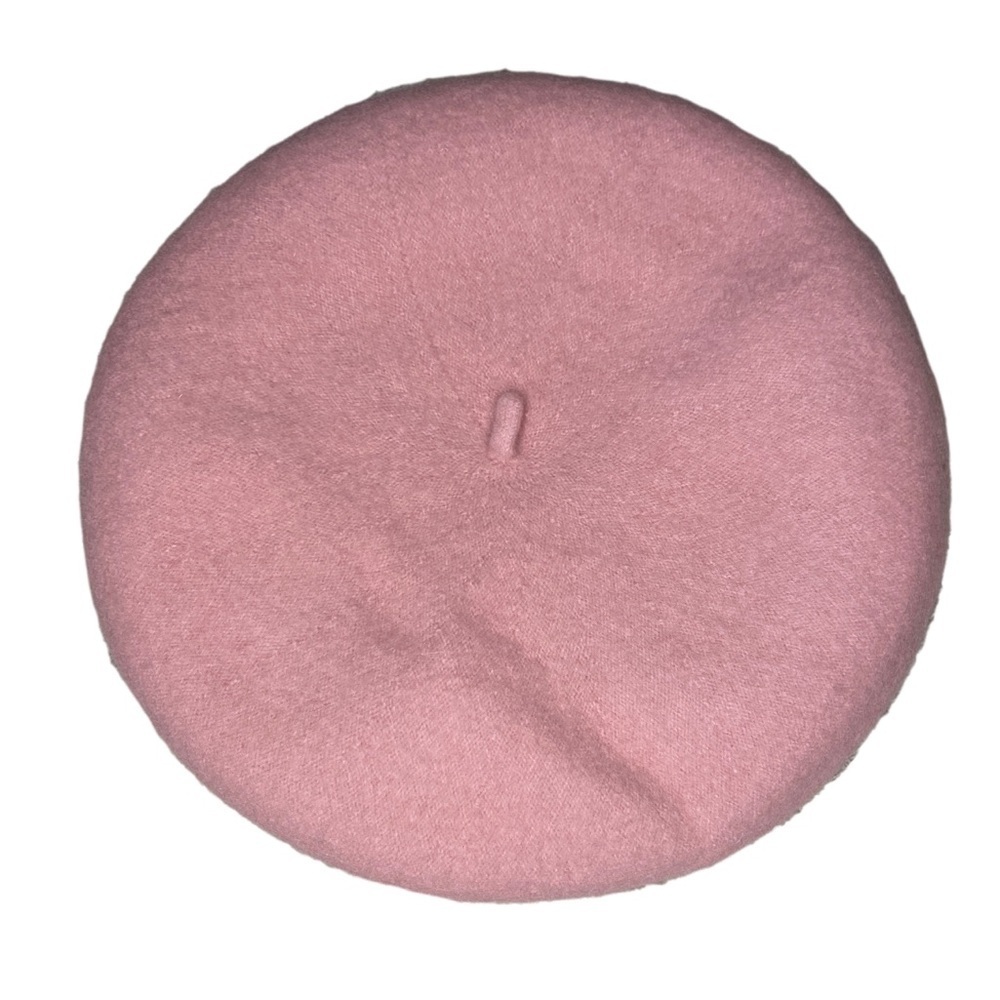 Beret French Style Beret Cap Pink LP Patch New - Picture 4 of 5